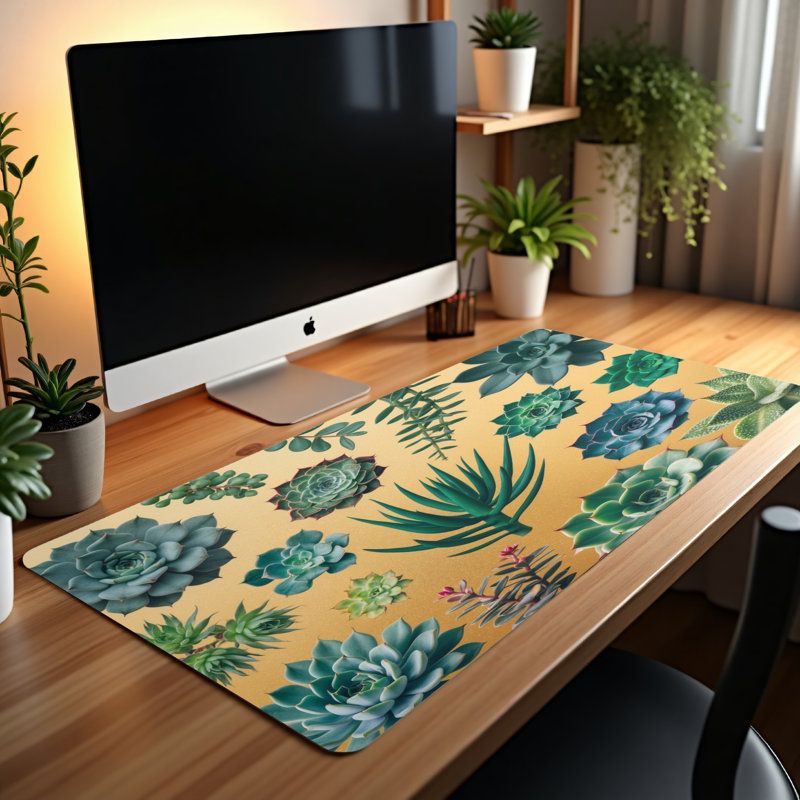 Polyester Desk Pad, 31.5x15.5