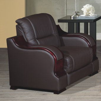 Backstrom Upholstered Armchair, Brown