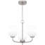 Sirkka 3-Light Matte Black Pendant Light-343957280
