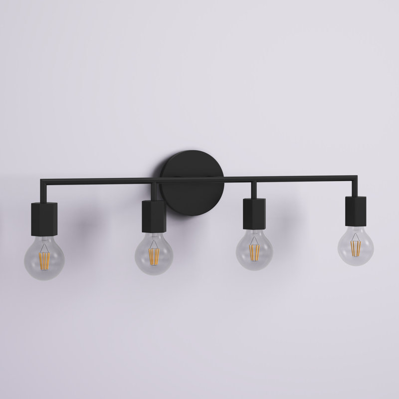 Chanh 4 - Light Dimmable Chandelier, Black