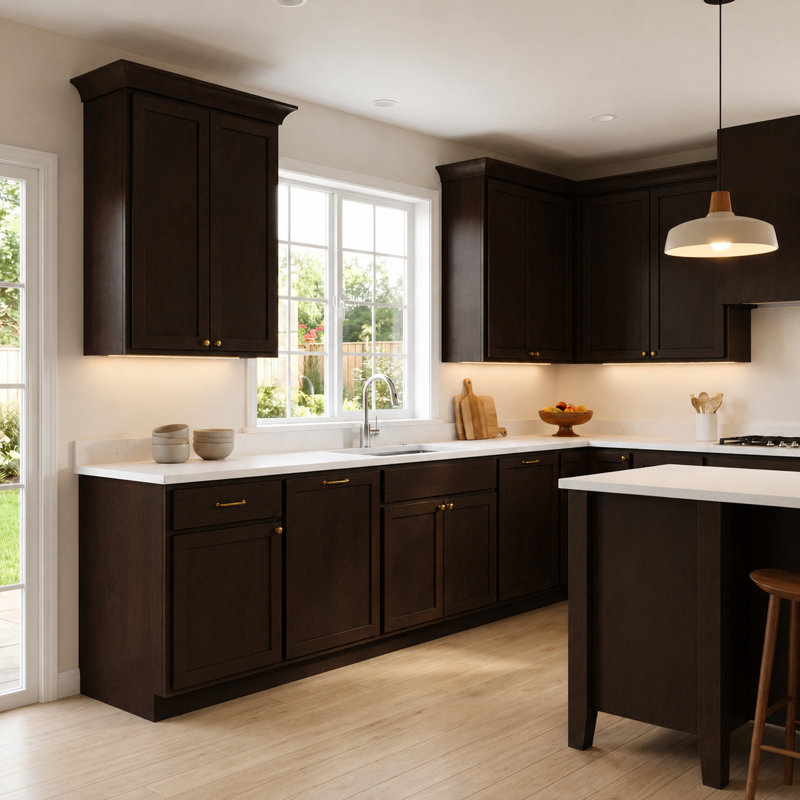 Dwelling Value Finish Chip, Rich Mocha, Maple