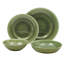 Service de table en mélamine 16 pièces Gibson Home Casper Court - aspect glacis réactif - service pour 4 - vert-115613474