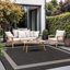 Tapis intérieur / extérieur gris foncé Mekih-412807699