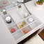 Coiffeuse avec miroir simple rabattable
