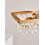 Lustre rectangulaire en cristal 6 lumières Archan