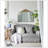 Arched Mirror With Metal Frame, Wall- Mounted Mirror For Living Room Bedrrom