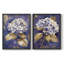 Série FLORAL CCXV - reproduction encadrée de qualité supérieure - prête à être accrochée - aucun clou requis - aucun clou requis-107998811-107998812