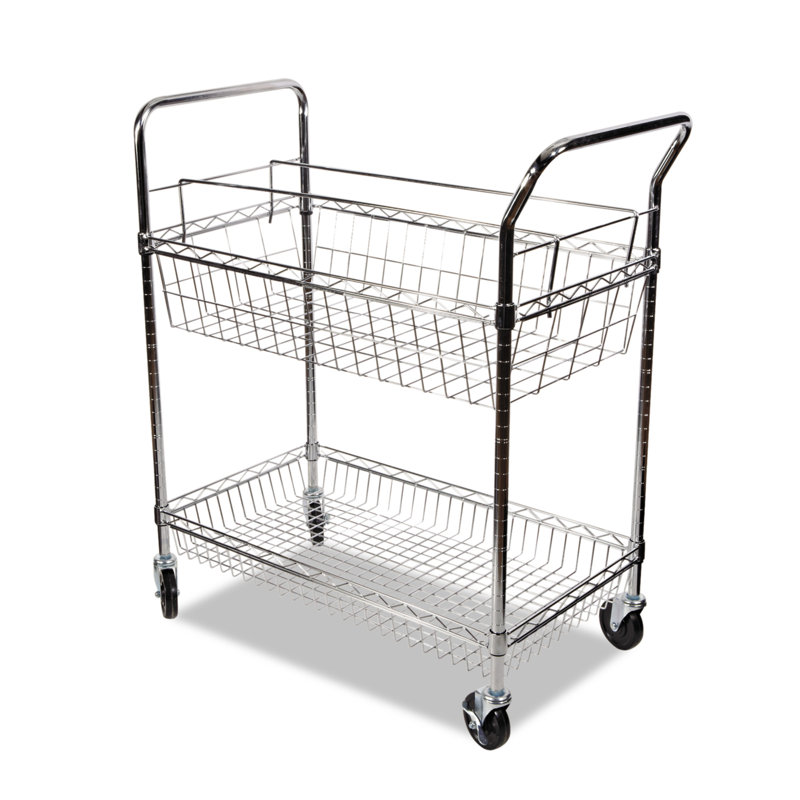Two-Shelf,Carry-all Cart/Mail Cart,