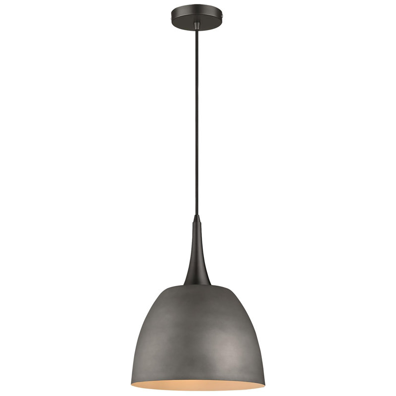 Marcy 1 - Light Metal Dome Pendant, Cement