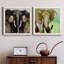 Majestic Encounter - Ensemble de 2 peintures sur toile encadrées-687279699-687279662