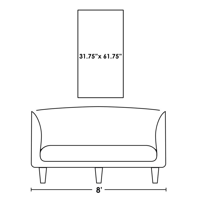 Monochrome II Print by Samuel Kane, 61.75" H x 31.75" W, Glass Coat