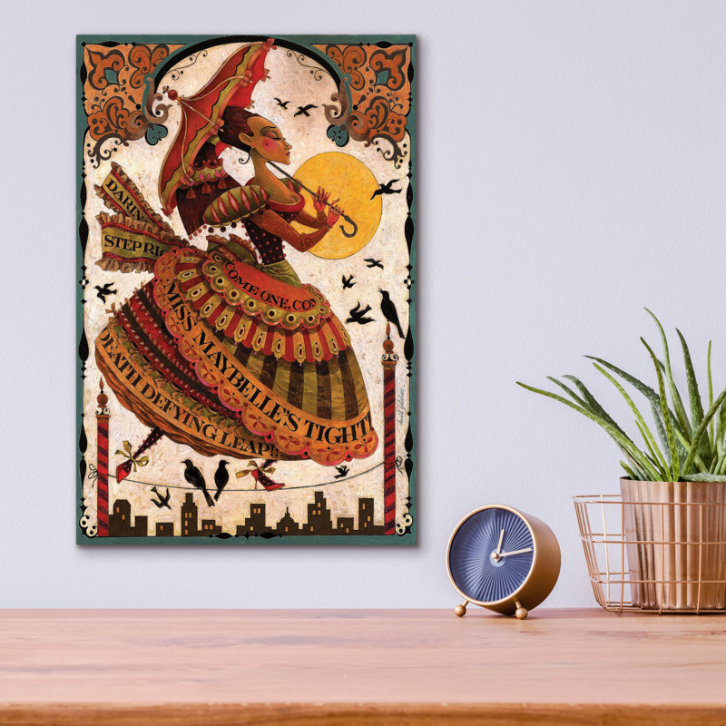 Art mural en verre Charlton Home®, H 16 po x l 12 po x P 0,13 po