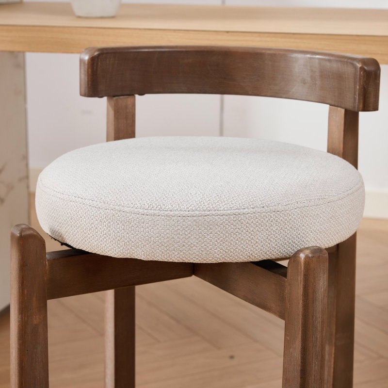 Tabouret de bar pivotant, Beige