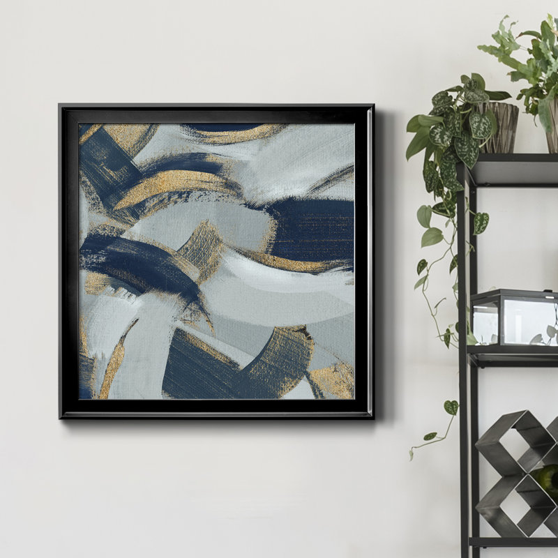 Rustic and Bitterweet II - Reproduction d'art sur toile encadrée, H 30,5 po x l 30,5 po x P 1,5 po, Noir