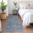 Machine Washable Indoor/Outdoor Xhevrie Blue Rug-1862750017