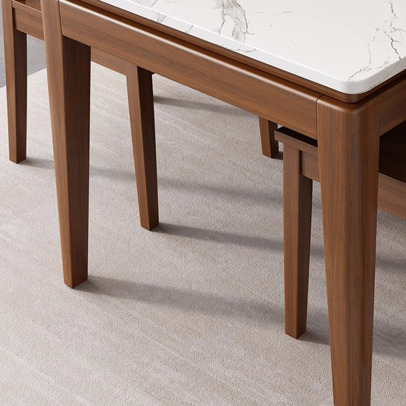 Rectangular small-sized dining table, 29.53"H x 55.12"L x 31.5"W