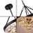Fokje 9-Light 24" Tiered Black Crystal Chandelier
