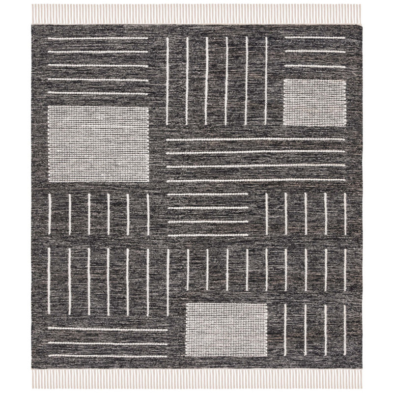 Flore Geometric Indoor Rug, Square 6'
