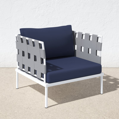 Harmony Outdoor Patio Aluminum Armchair