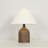 1-Light Ceramic Table Lamp with Linen Shade