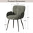 Upholstered Chenille Dining Chairs With Metal Legs (Set of 2)-884257781