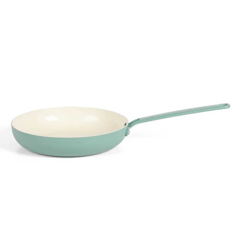 Martha Stewart Emmeline 12-Piece Nonstick PFA-Free Ceramic Enamel Aluminum Cookware Set, Teal