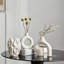 Ensemble de vases en céramique 3 pièces - Vases décoratifs de style campagnard bohémien