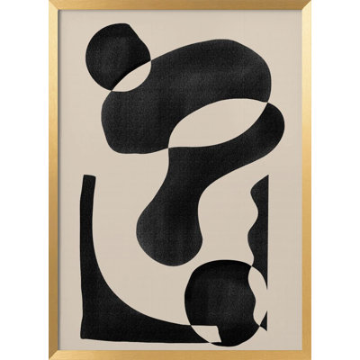 "Patterned Abstract" Framed Textured Wall Art