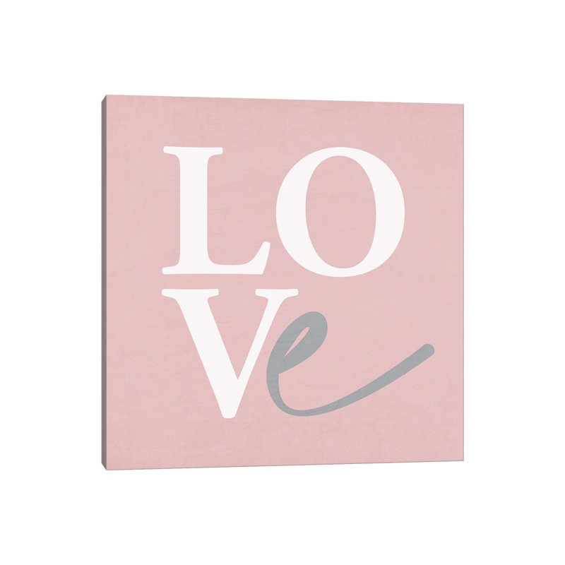 Love by Kimberly Allen - Wrapped Canvas Print, 30.48 cm H x 30.48 cm W