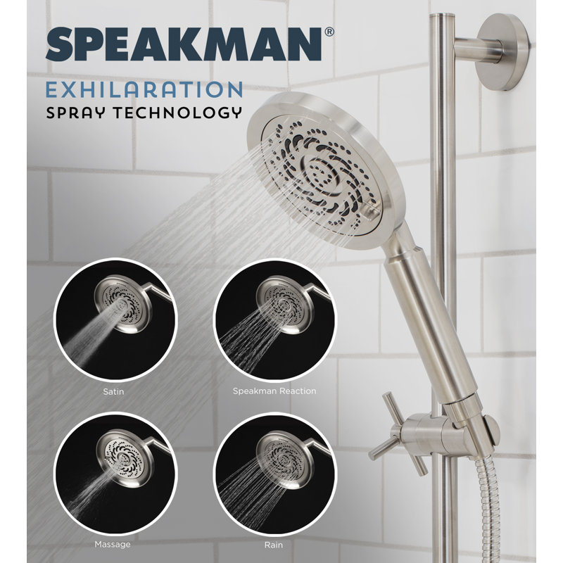 Kubos Easy Install Universal Tub and Shower Faucet, Brushed Nickel