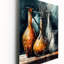 Vase en céramique orange et vert Soulful Vase II - Boho Pottery-1040581850