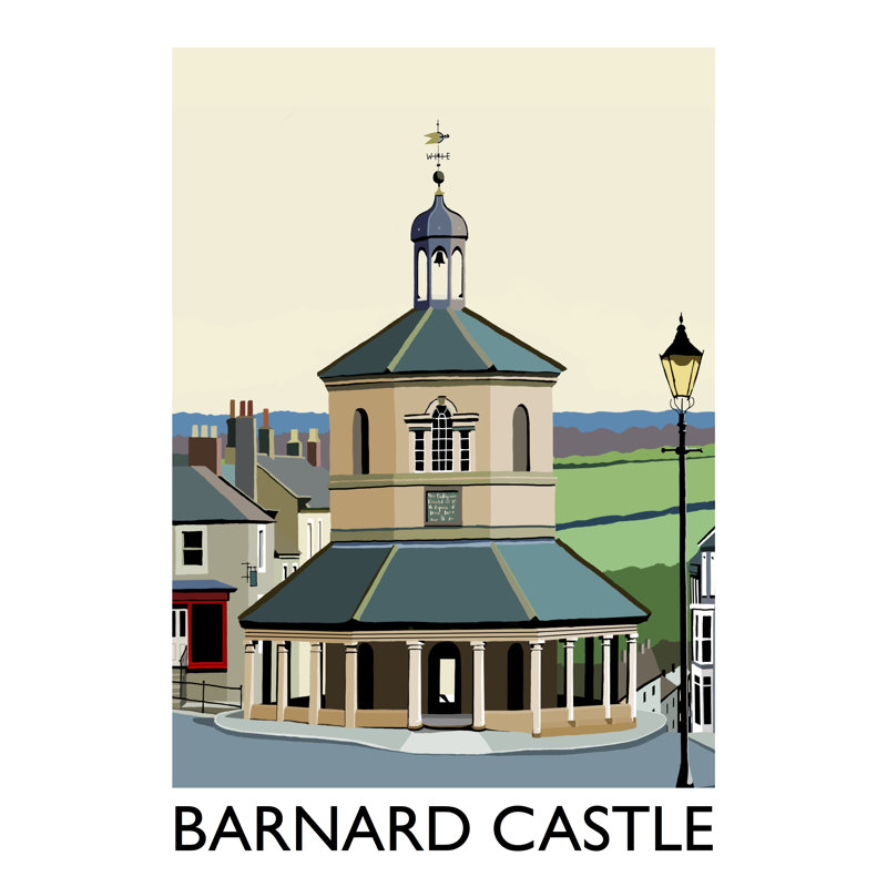 Barnard Castle by Richard O'Neil - Print, 40 cm H x 30 cm W x 1 cm D, No Frame
