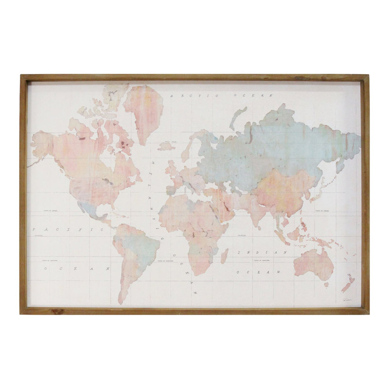 Art mural en bois 30 "x 44"