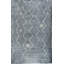 Hand Hooked Geometric Area Rug in Blue