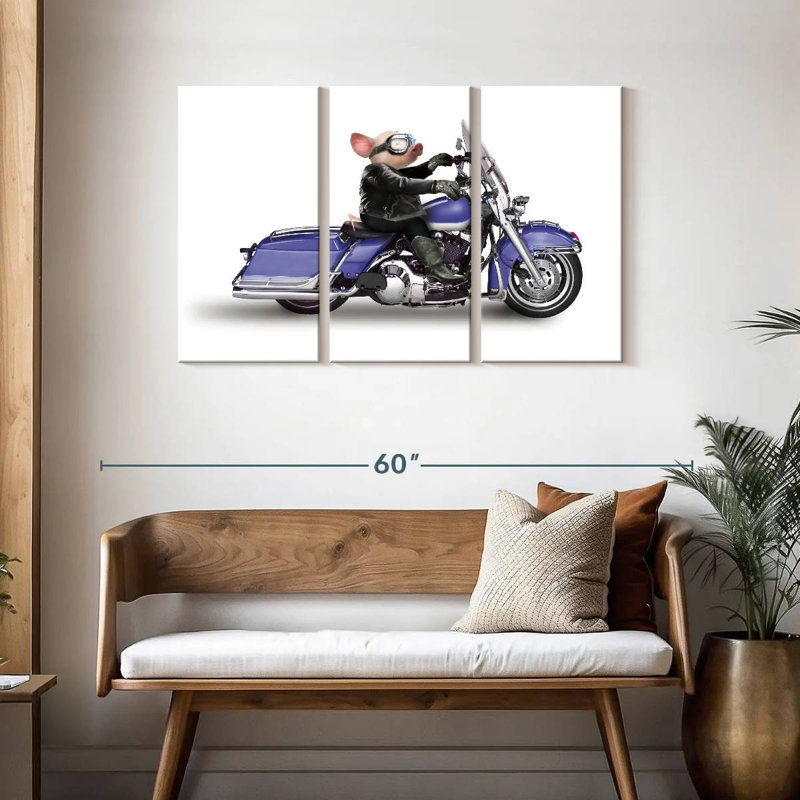 Hog, 28" H x 45" W