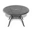 Ensemble de 7 pièces de mobilier de patio en aluminium coulé avec coussins bleus-929649603