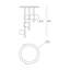 Pineda Glass Semi Flush Mount