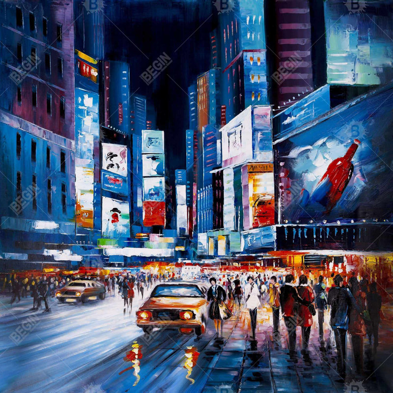 Times Square Perspect - Décoration contemporaine sur toile