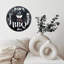 Horloge murale en bois 10 po, mouvement silencieux, à piles (piles AA non incluses), décor artistique, parfait pour les décorations
