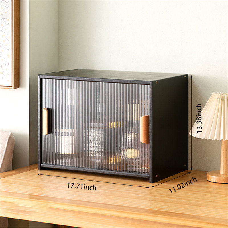 Support à vin de table Rusa - noir, H 13,38 po x l 17,71 po x P 11,02 po