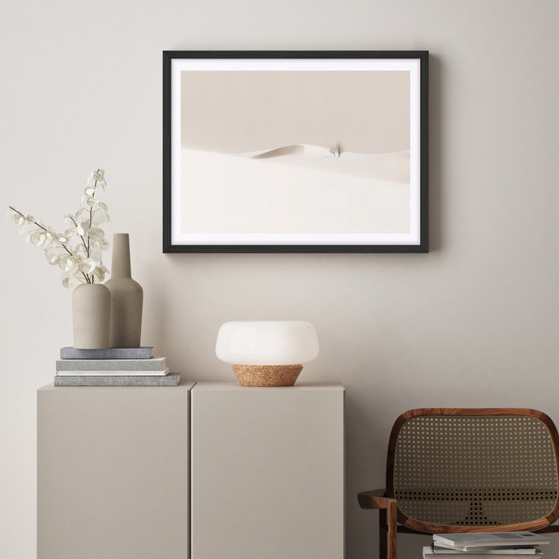 Reproduction de paysage encadrée pour la maison 12 po x 16 po, H 12 po x l 16 po, Blanc