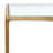 Flodie Mirrored Glass Top End Table