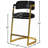 Wickley Upholstered Counter Stool with Metal Frame-2076311629