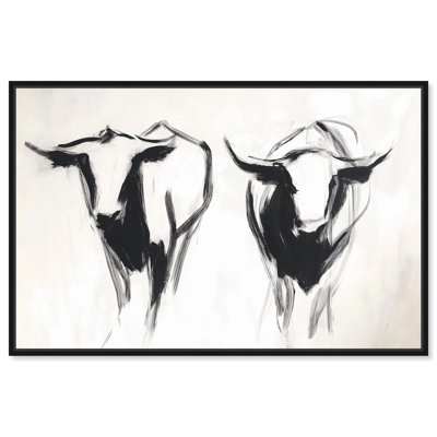 Bovins I, art sur toile par Art Remedy