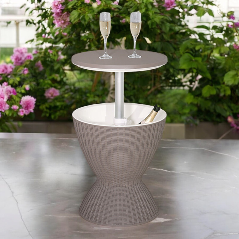 Faro Adjustable height ice bucket table