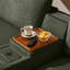 Canapé modulaire 4 places avec 2 repose-pieds et table de bout-800335376
