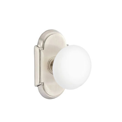 Privacy Door Knob with Arch Rosette