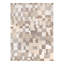Natural Contemporary Silk Metal Blend Rug-1634766667
