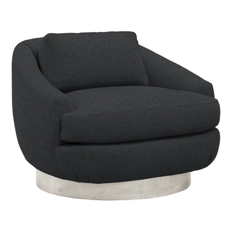 Penrose By Michael Weiss Barrel Chair, Ian Lagoon, Wrenn