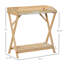 Table de jardin avec banc de jardinage